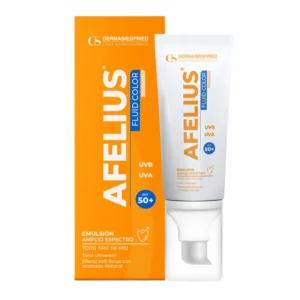 AFELIUS FLUID COLOR PROTECTOR SOLAR SPF 50+ - TUBO COLAPSIBLE x 50 GR