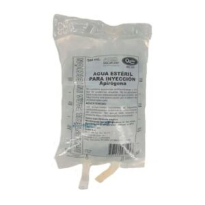 AGUA DESTILADA ESTERIL BOLSA x 500 ML
