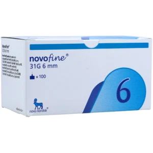 AGUJA DESECHABLES NOVOFINE 31G x 6 MM - CAJA x 100 UNDS (PARA VICTOZA)