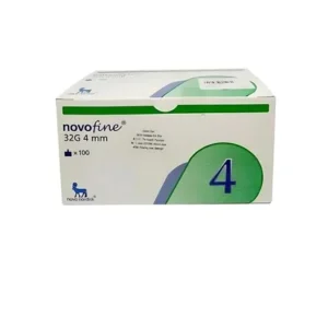 AGUJA DESECHABLES NOVOFINE 32G x 4 MM - CAJA x 100 UNDS (PARA VICTOZA)