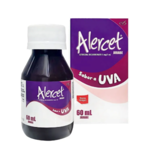 ALERCET 5 MG/5 ML JARABE - FCO x 60 ML - SABOR UVA