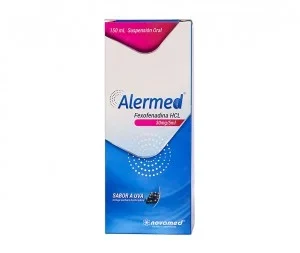 ALERMED 30 MG/5 ML - SUSP. ORAL - FCO 150 ML - SABOR A UVA