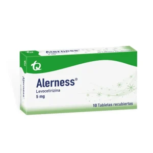 ALERNESS 5 MG - CAJA x 10 TAB REC.