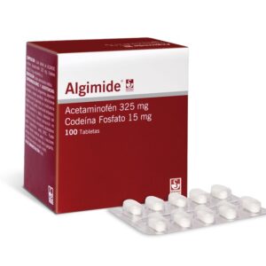 ALGIMIDE 325 MG/15 MG - CAJA x 100 TAB