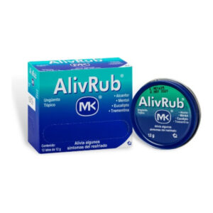 ALIVRUB UNG TOP - DISPLAY x 12 LATAS x 12 GR C/U (LAB MK)