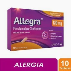 ALLEGRA 120 MG - CAJA x 10 TAB