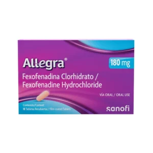 ALLEGRA 180 MG - CAJA x 10 TAB