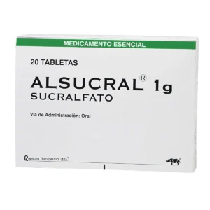 ALSUCRAL 1 GR - CAJA x 20 TAB