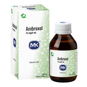 AMBROXOL 15 MG/5 ML JBE PED - FCO x 120 ML