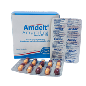 AMDELT 500 MG - CAJA x 100 CAPS
