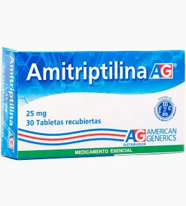AMITRIPTILINA 25 MG - ESTUCHE x 30 TAB