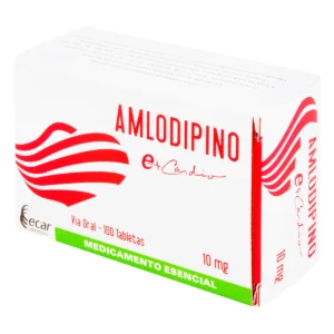 AMLODIPINO 10 MG - CAJA x 100 TAB