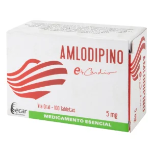 AMLODIPINO 5 MG - CAJA x 100 TAB