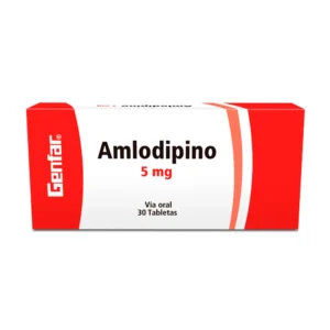 AMLODIPINO 5 MG - CAJA x 30 TAB