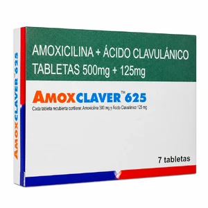 AMOXCLAVER (500 MG + 125 MG) - CAJA x 7 TAB RECU
