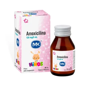 AMOXICILINA 125 MG/5 ML POLVO PARA SUSP ORAL - FCO x 45 ML