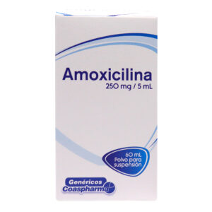 AMOXICILINA 250 MG/5 ML POLVO PARA SUSP ORAL - FCO x 60 ML