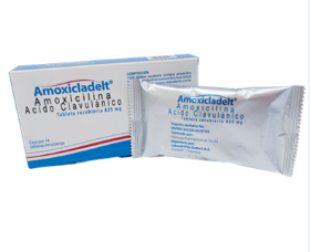 AMOXICLADELT 625 MG - CAJA x 14 TAB
