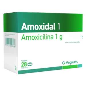 AMOXIDAL 1 GR - CAJA x 28 TAB