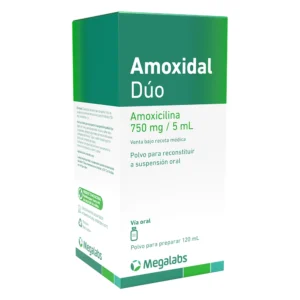 AMOXIDAL DUO 750 MG/5 ML SUSP ORAL - FCO x 120 ML