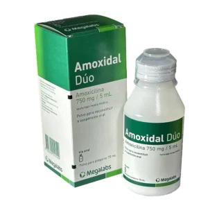 AMOXIDAL DUO 750 MG/5 ML SUSP ORAL - FCO x 70 ML