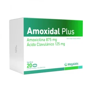 AMOXIDAL PLUS 875 MG/125 MG - CAJA x 20 COMP RECU