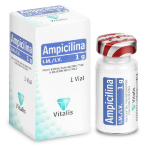 AMPICILINA 1 GR POLVO PARA SLN INY - CAJA x 1 AMP