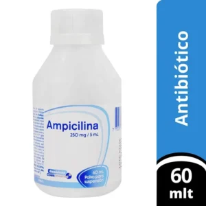 AMPICILINA 250 MG/5 ML POLVO PARA SUSP ORAL - FCO x 60 ML