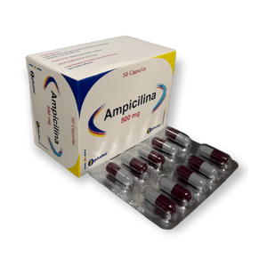 AMPICILINA 500 MG - CAJA x 100 CAPS DURA