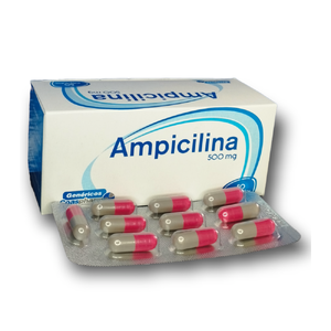 AMPICILINA SODICA 500 MG - CAJA x 50 CAP