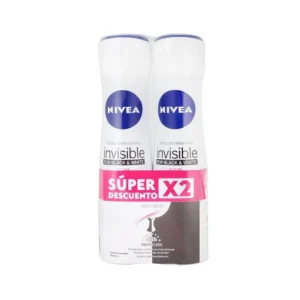 ANTITRANS. AEROSOL NIVEA INVISIBLE BLACK & WHITE WOMEN - SUPER PROMO x 2 FCO x 150 ML - OFERTA