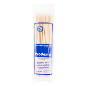 APLICADORES CON PUNTA DE ALGODON DE MADERA - BOLSA x 20 UNID