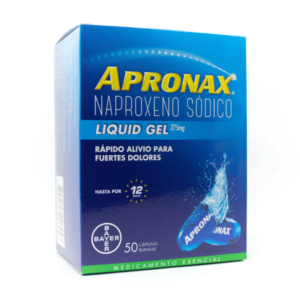 APRONAX LIQUID GEL 275 MG - CAJA x 50 CAPS BLANDAS