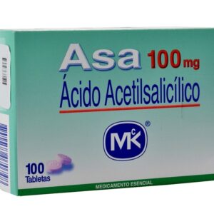 ASA 100 MG - CAJA x 100 TAB