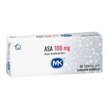 ASA 100 MG - CAJA x 30 TAB ENTERICA