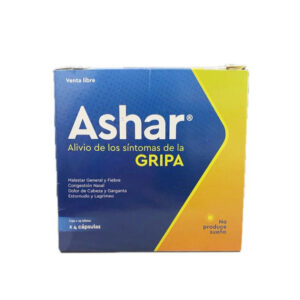 ASHAR - CAJA x 25 SOBRES x 4 CAPS C/U