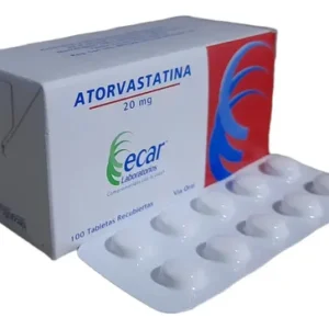 ATORVASTATINA 20 MG - CAJA x 100 TAB