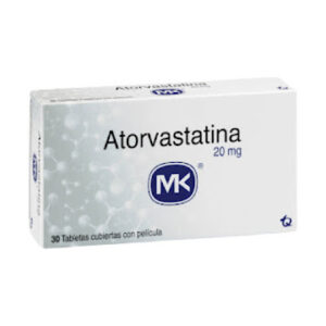 ATORVASTATINA 20 MG - CAJA x 30 TAB REC.
