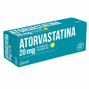 ATORVASTATINA 20 MG - CAJA x 50 TAB.