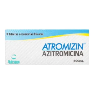 ATROMIZIN 500 MG - CAJA x 3 TAB RECU