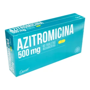 AZITROMICINA 500 MG - CAJA x 60 TAB