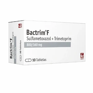BACTRIM F 800 MG/160 MG - CAJA x 10 TAB