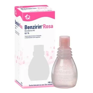 BENZIRIN ROSA 0.1% DUCHA VAG CON CANULA - FCO x 140 ML