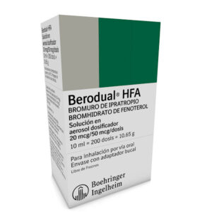 BERODUAL HFA AEROSOL PARA INH - FCO x 10 ML