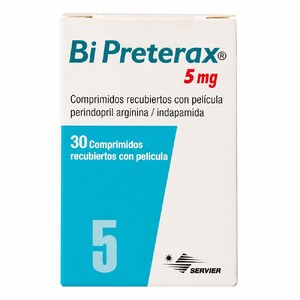 BI PRETERAX 5 MG/1.25 MG - FCO x 30 COMP