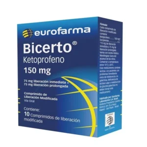 BICERTO 150 MG - CAJA x 10 COMPRIMIDOS DE LIBERACIÓN MODIFICADA