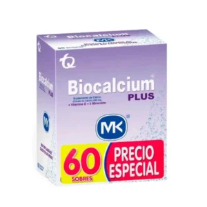 BIOCALCIUM PLUS POLVO EFERVECENTE - CAJA x 60 SOB x 5 GR C/U - PRECIO ESPECIAL