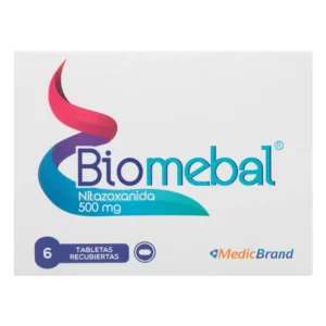 BIOMEBAL 500 MG - CAJA x 6 TAB REC