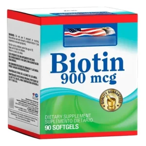 BIOTIN 900 MCG - CAJA x 90 CAP