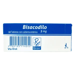 BISACODILO 5 MG - CAJA x 10 TAB